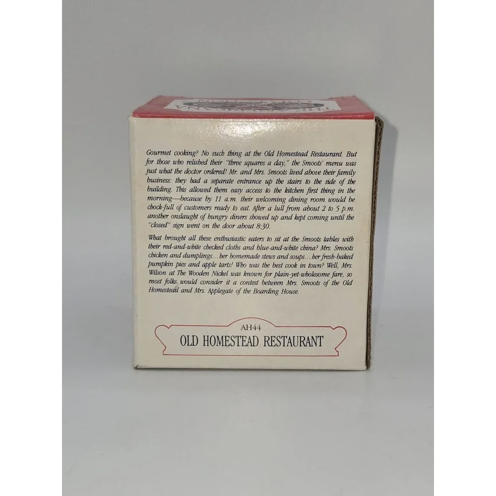 Old Homestead Restaurant AH44 1994 Liberty Falls Americana Collection
